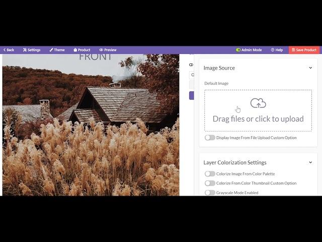 Custom Product Builder Interface Overview