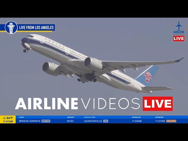 LIVE Los Angeles (LAX) Airport Plane Spotting (September 29th, 2024)