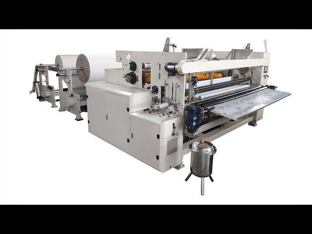 1850 mm automatic toilet paper embossing machine