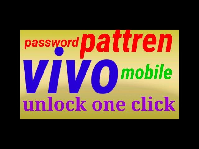 vivo y90 1823 password remove with Miracle crack