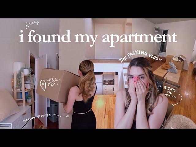 packing up my nyc apartment & finding out where i am moving next 