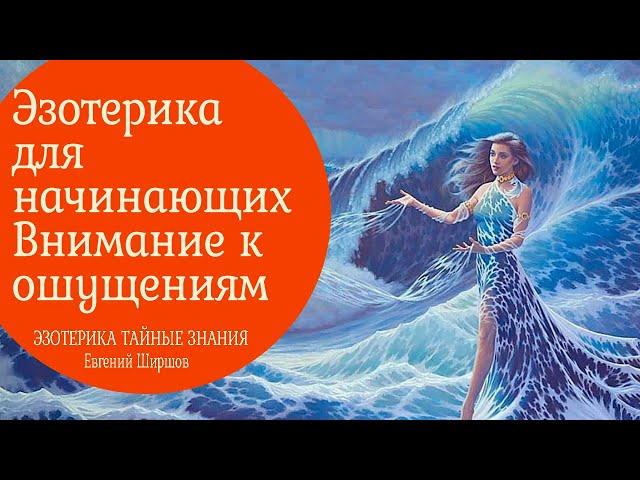 Эзотерика для начинащих.  Внимание к ощущения, эмоциям и информационному полю. 1 видео