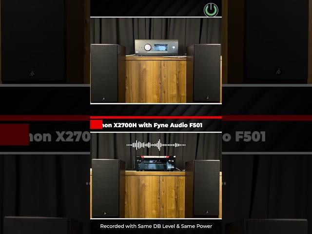 Arcam AVR 5 vs Denon X2700H with Fyne Audio F501 | Comparison | #comparison #homecinema #speakers