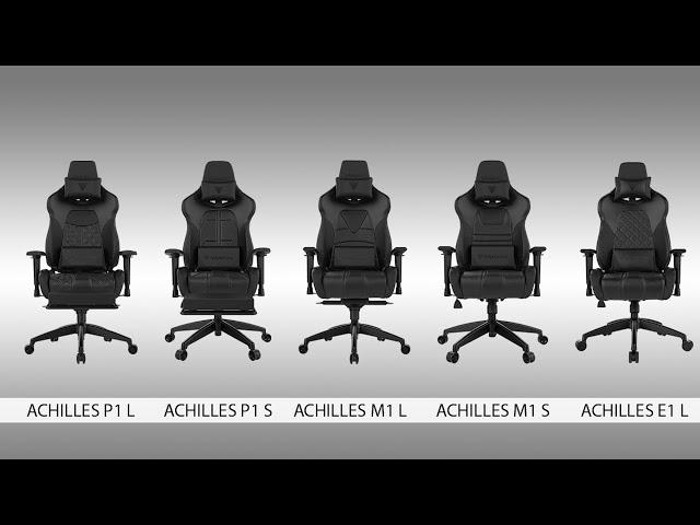 GAMDIAS Achilles Gaming Chairs Comparison (P1, M1, and E1)