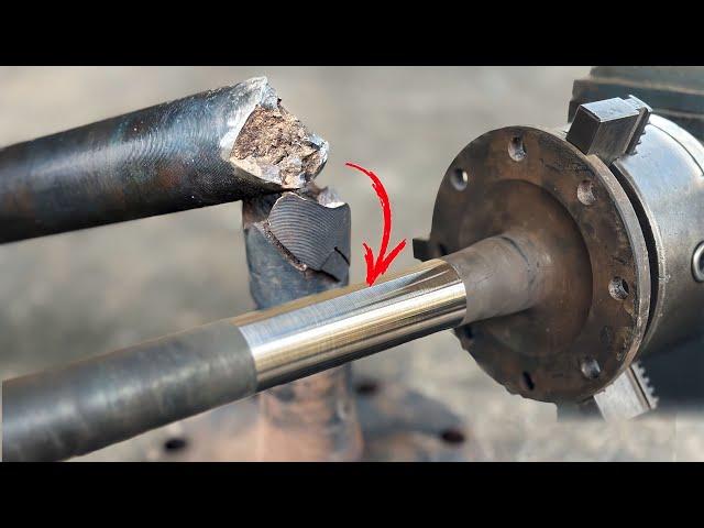 How Mechanic Unimaginable Fixes a Broken Axle Like a Straight Arrow || Double Joint Work