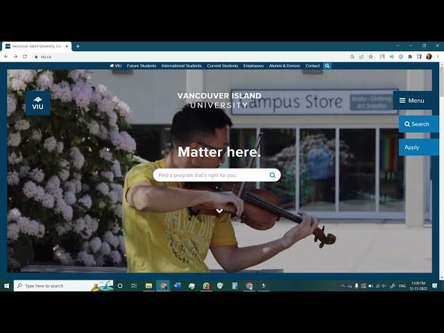 How to apply for student residence at Vancouver Island University