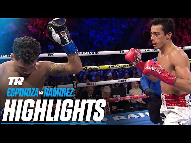 Rafael Espinoza Makes Robeisy Ramirez STOP | FIGHT HIGHLIGHTS