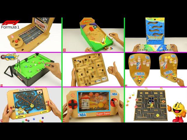 10 Amazing Cardboard Games Compilation