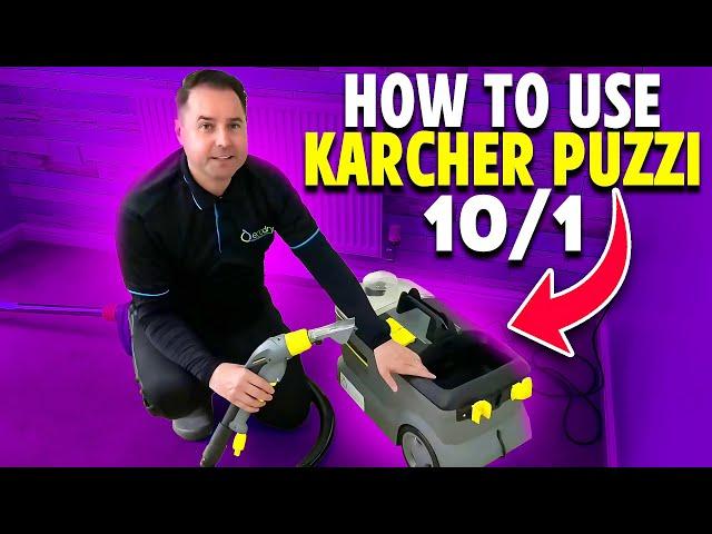 How to use Karcher Puzzi 10/1