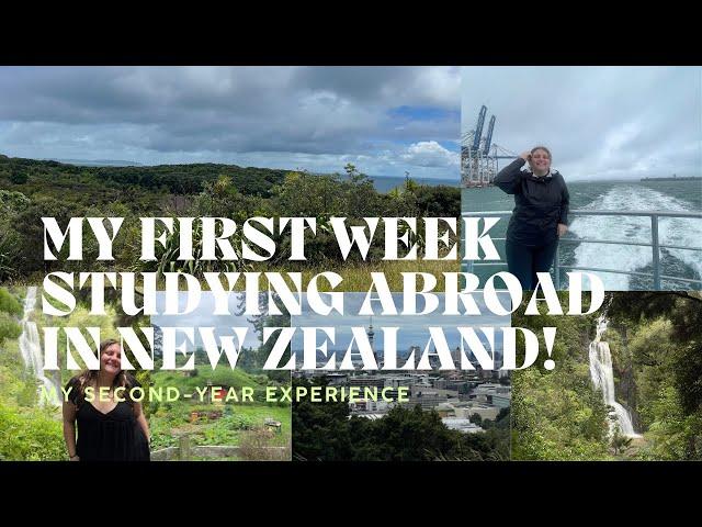 my first week studying abroad in new zealand!