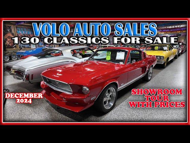 Classic Cars for Sale Lot Walk at Volo Auto Sales - December 2024