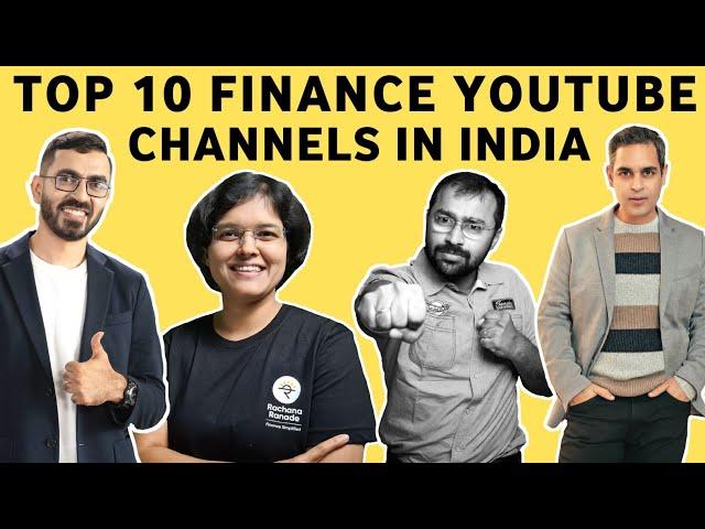 Top 10 Finance YouTube Channels In India 2022 |Pranjal Kamra |Warikoo |Neha Nagar |CA Rachana Ranade