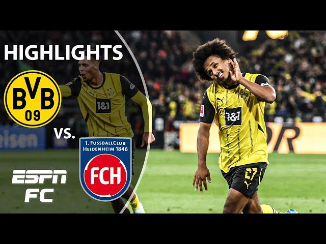 LATE HANDBALL  Borussia Dortmund vs. Heidenheim | Bundesliga Highlights | ESPN FC