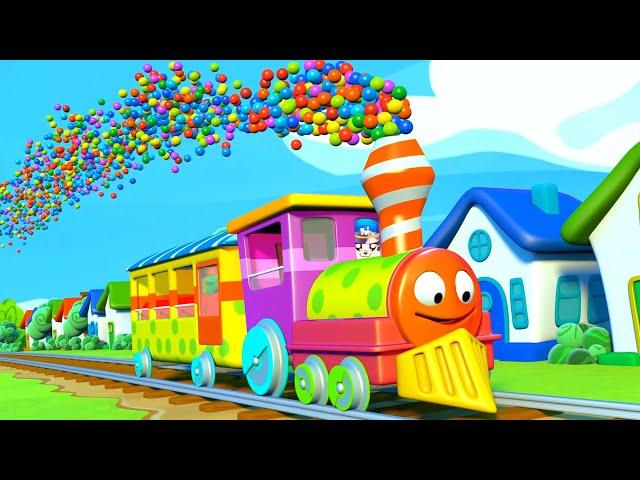 Train Song for Learning Colors Finger Family Nursery Rhymes