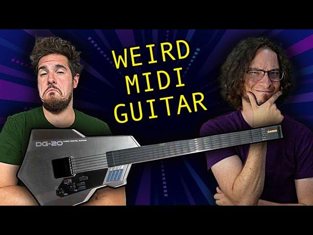 Trying out a weird MIDI Guitar || Casio DG-20