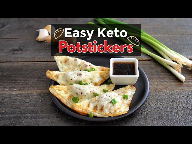 Easy Keto Potstickers with Asian Dipping Sauce