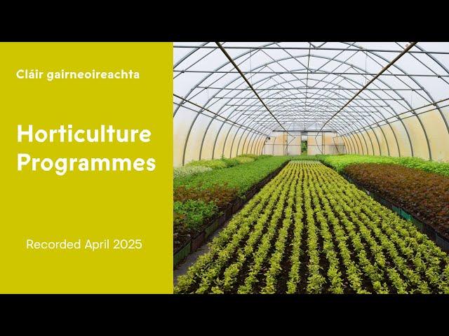 Horticulture at TU Dublin