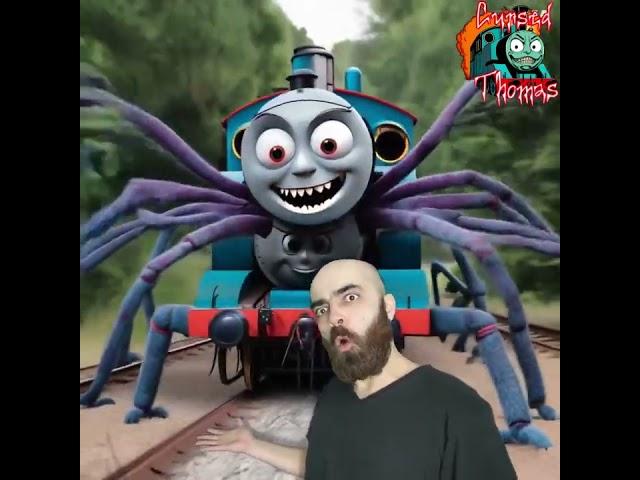 SPIDER Thomas Train Monster - Scary Cursed Thomas The Train Tank Engine SPIDER EXE