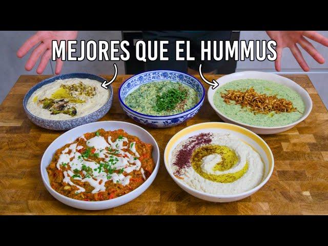 5 alternativas al hummus (que son bastante mejores)