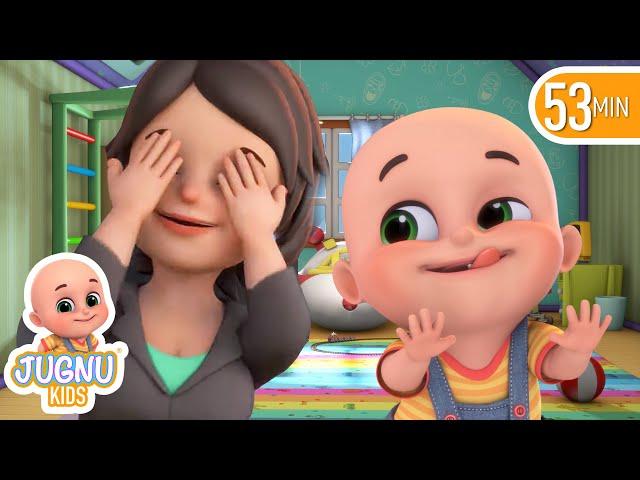 Peek a Boo Song, abc | Jugnu Kids Nursery Rhymes & Kids Songs