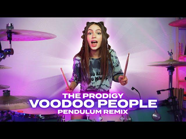 The Prodigy - Voodoo People (Pendulum Remix) - Drum Cover by Kristina Rybalchenko