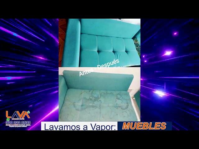 Lavado de muebles a vapor. Manizales.