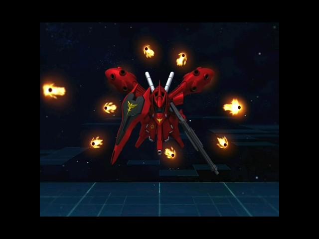 Nightingale vs. Hi-nu Gundam | Char's Counterattack Beltorchika's Children | SD Gundam G Generation