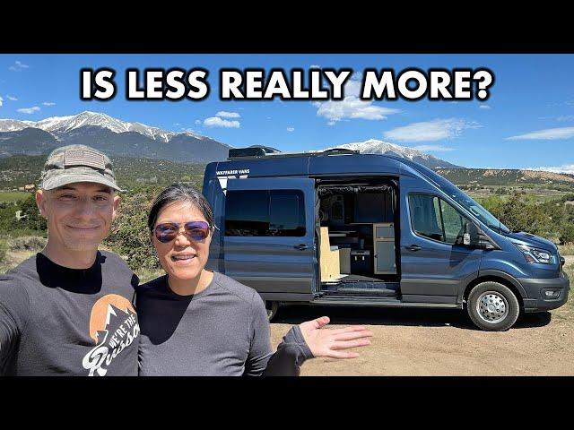 What it's like Traveling in a Simple Van Build | 4-Days in Colorado in a Wayfarer Vans