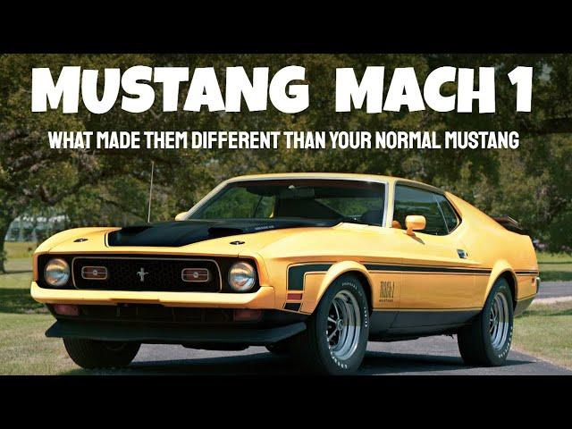 FORD MUSTANG MACH 1 : WHY IT OUT PERFORMED THE OTHER MUSTANGS