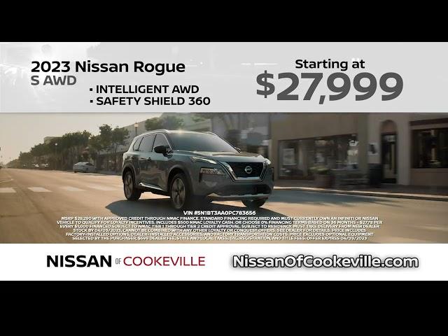 Nissan of Cookeville March Savings!