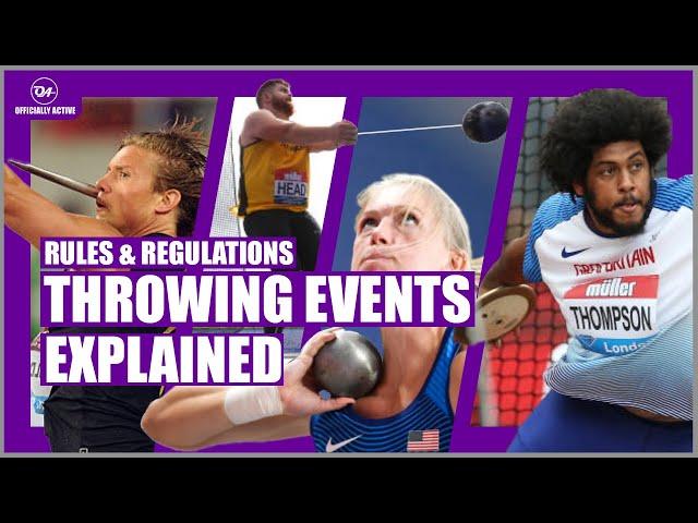 Athletics: Throwing Events Explained | Rules of Discus, Hammer,  Javelin & Shot Put