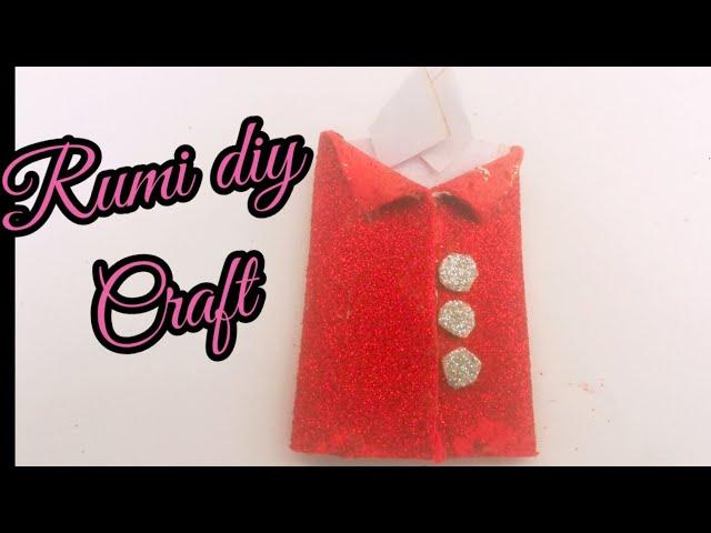 How to make a beautiful glitter shirt it's very easy to make #diy#rumiideas