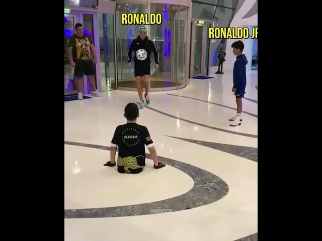 Ronaldo & Junior Rare Moments 