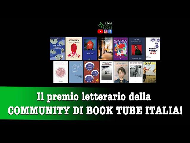 Il premio letterario della COMMUNITY DI BOOKTUBE ITALIA!