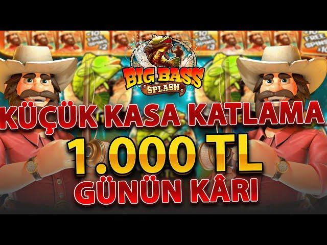  BİG BASS SPLASH KÜÇÜK KASA | 1000 TL İLE KASA KATLAMA |  GÜNÜN KÂRI AL- KAÇ 