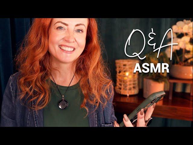 ASMR | Answering Your Questions! | Q&A, Soft Speaking, Rambling