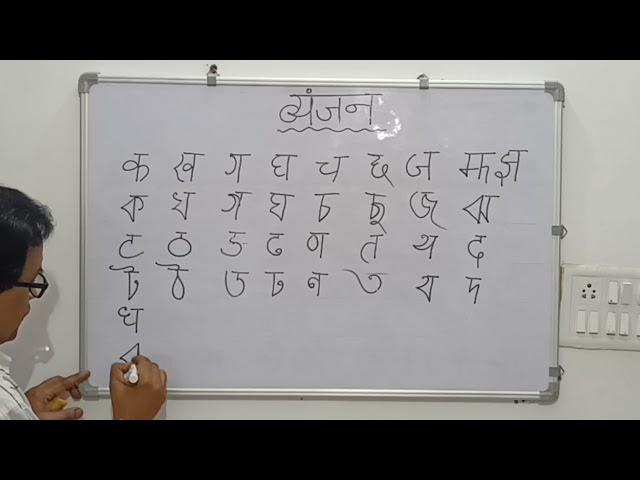 Learn Hindi/Bangla Alphabets | Part 2-Vyanjanmala(Consonants)