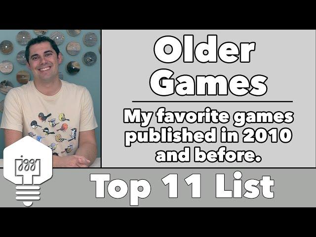 Top 11 Older Games