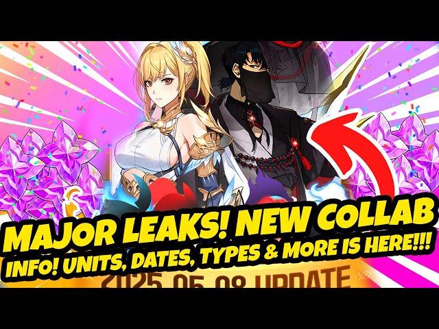 *MAJOR NEW LEAKS!* NEW COLLAB INFO! UNITS, RELEASE DATES, TYPES & MORE IS HERE! (Solo Leveling Arise