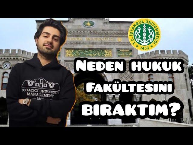 Neden Hukuk Fakültesini Bıraktım?