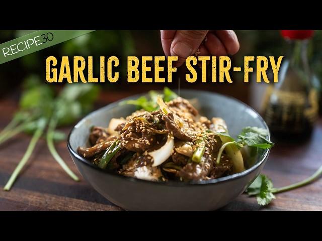 IMPOSSIBLE to Resist Garlic Onion Beef Stir-Fry Recipe!