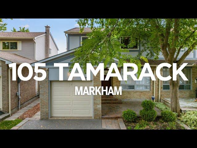 105 Tamarack Drive - Markham #justlisted #realestate #markham #house #markhamrealestate #1NVALUABLE