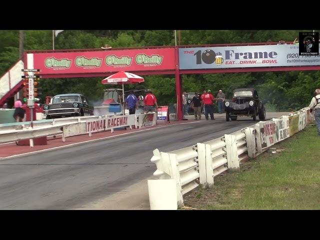 Brew City Gassers at the 2023 Ghost Rods Vintage Drags at Wisconsin International Raceway