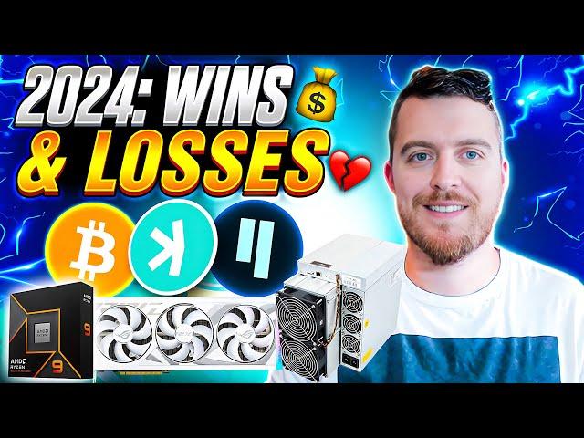 2024 Crypto Mining Recap | My Biggest Wins & Losses!