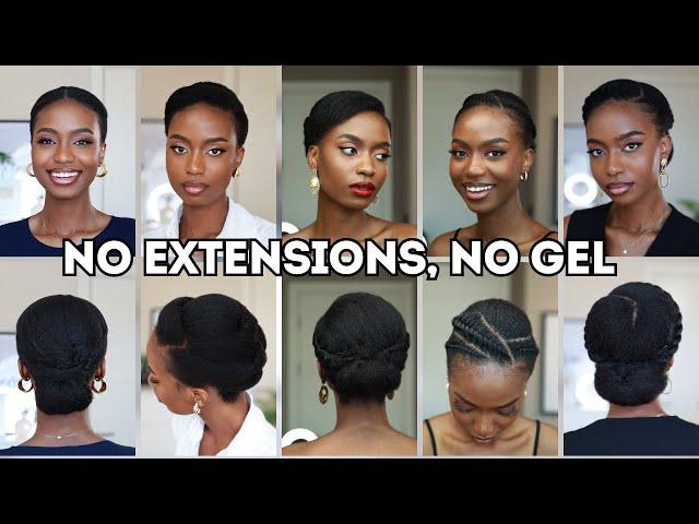 5 SIMPLE ELEGANT NATURAL HAIRSTYLES FOR BLACK WOMEN NATURAL HAIR 4C 2024