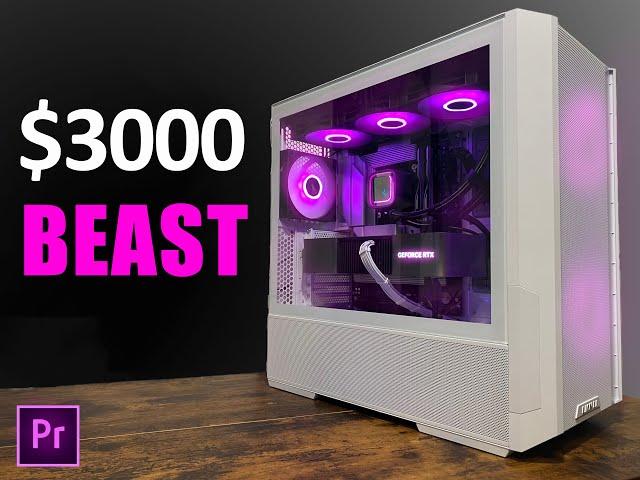 How to Build a BEASTLY High End Content Creator PC | Intel 13900k - RTX 4080 | Premiere Pro