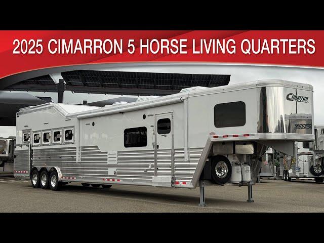 2025 Cimarron Norstar 5 Horse Living Quarters With Outlaw Conversion