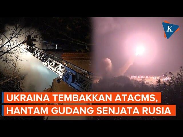 Ukraina Luncurkan Rudal ATACMS Buatan AS, Hantam Gudang Senjata Rusia