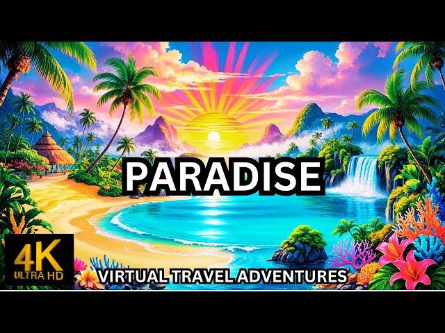 Paradise 4K - Scenic Relaxing Adventure Film For Calming Restful Sleep With Soft Cinematic Music