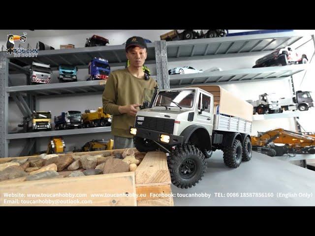 CROSS RC 1/10 RC Crawler Car EMO NT6 6x6 Remote Control Off-road ,Two diff lock#crawler